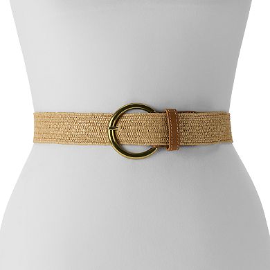 Women's Sonoma Goods For Life® Straw Stretch Belt 
