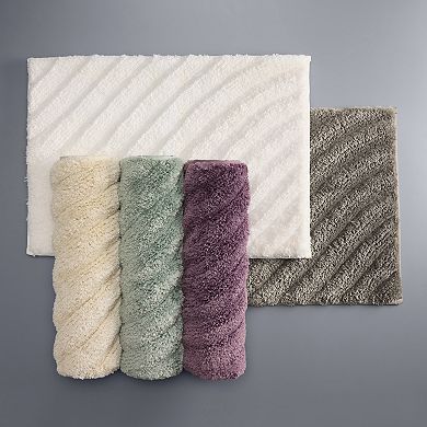 Simply Vera Vera Wang Premium Luxury Textured Bath Rug