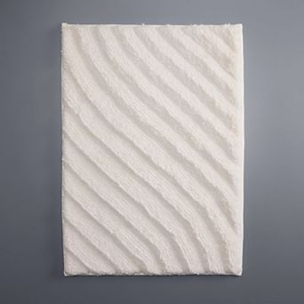 Simply Vera Vera Wang Premium Luxury Textured Bath Rug