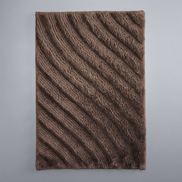 Simply Vera Vera Wang Premium Luxury Textured Bath Rug