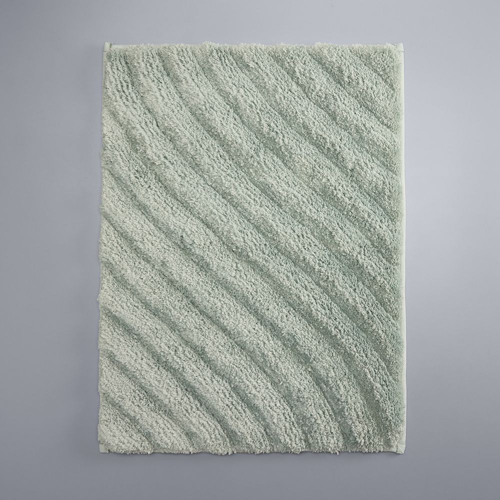 Simply Vera Vera Wang Premium Luxury Textured Bath Rug - Silver, 24X40