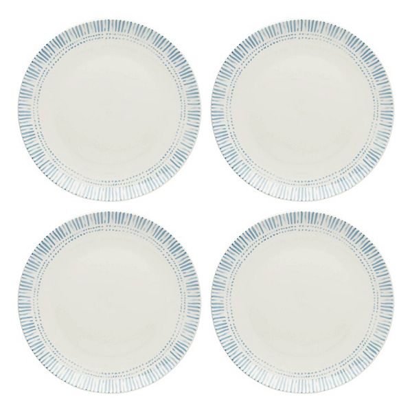 Food Network™ 4pc. Aria Blue Dinner Plate Set