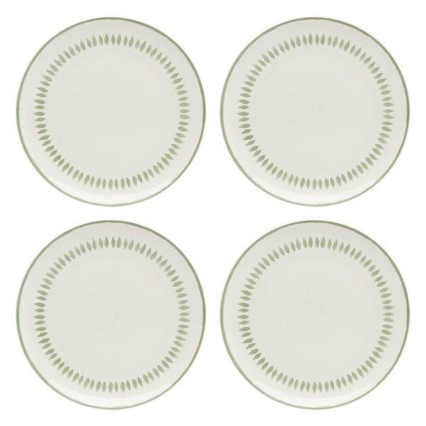 Food Network™ 4pc. Aria Green Dinner Plate Set