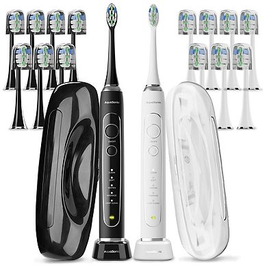 Aquasonic Elite DUO Pack 2-pc Electric Toothbrush Set