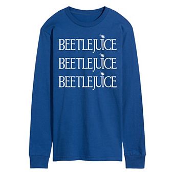 Men's Beetlejuice Stacked Long Sleeve Tee