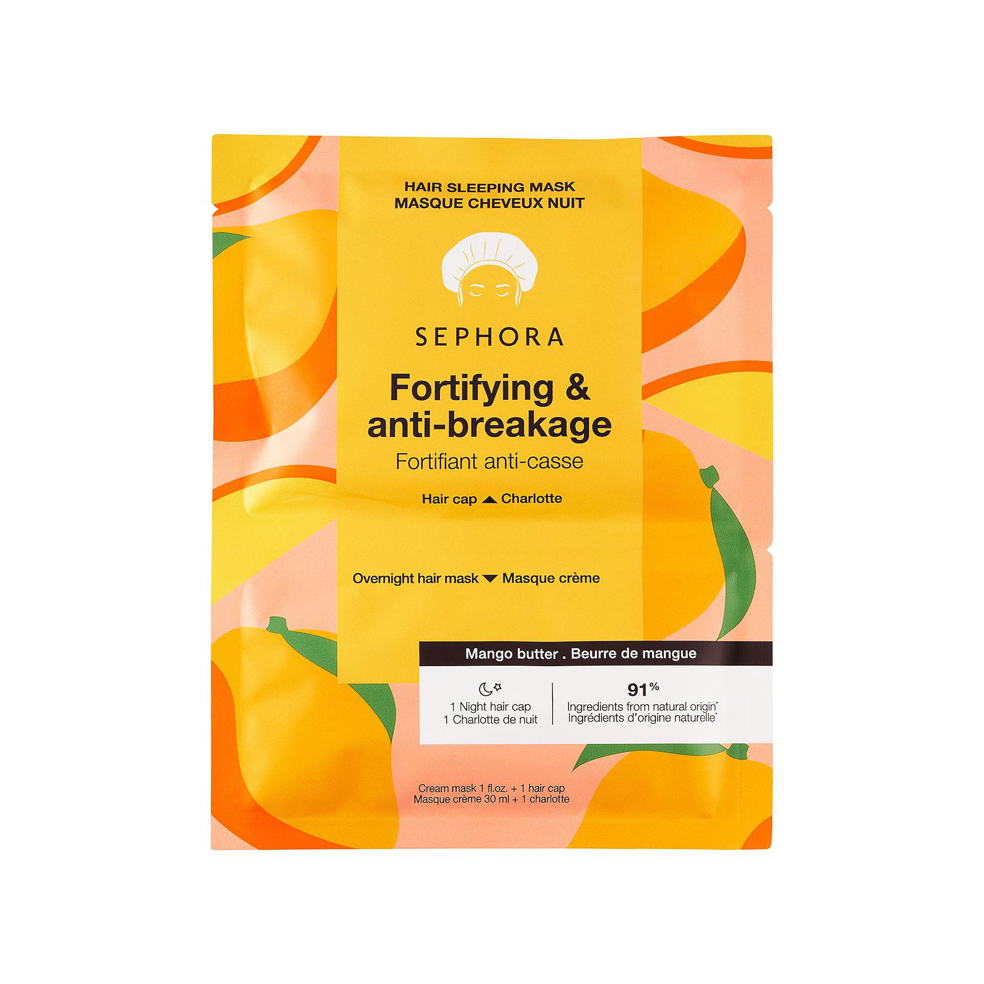 SEPHORA COLLECTION Nourishing Hair Sleeping Mask in Coconut + Mango, Orange