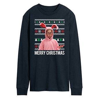Men's A Christmas Story Merry Christmas Long Sleeve Graphic Tee