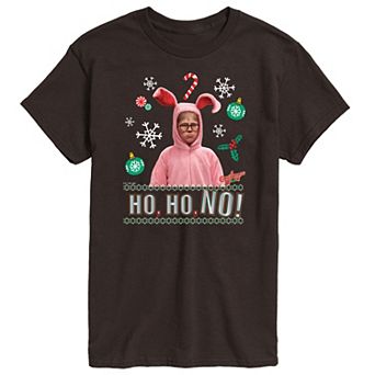 Men's A Christmas Story Pink Bunny Graphic Tee