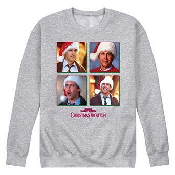 Men's National Lampoon's Christmas Vacation Clark Griswold Grid Fleece Sweatshirt