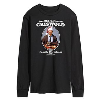 Men's National Lampoon's Christmas Vacation Fun Old Fashioned Griswold Long Sleeve Graphic Tee