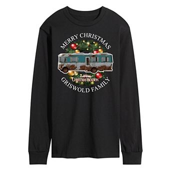 Men's National Lampoon's Christmas Vacation Merry Christmas Long Sleeve Graphic Tee