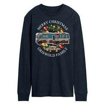 Men's National Lampoon's Christmas Vacation Merry Christmas Long Sleeve Graphic Tee