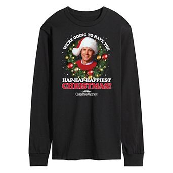 Men's National Lampoon's Christmas Vacation Happiest Christmas Long Sleeve Graphic Tee