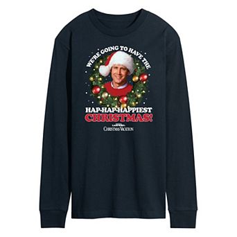 Men's National Lampoon's Christmas Vacation Happiest Christmas Long Sleeve Graphic Tee