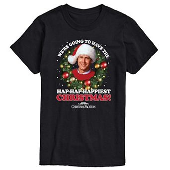 Men's National Lampoon's Christmas Vacation Happiest Christmas Graphic Tee