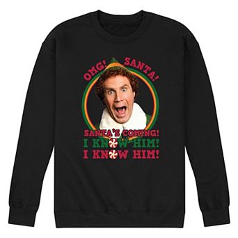 Men's Elf OMG Santa I Know Him Fleece