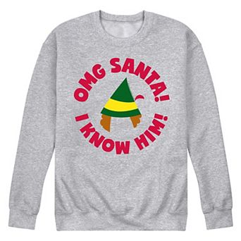 Men's Elf OMG Santa Fleece
