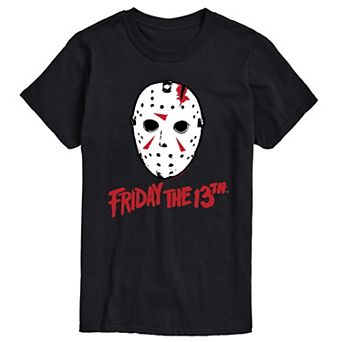 Men's Friday The 13th Ski Mask Logo Graphic Tee
