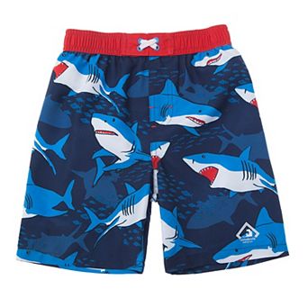 Toddler Boy Rokka&Rolla Swim Trunks with Mesh Liner UPF 50+