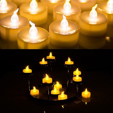 24PCS Flicker LED Tealight Candles