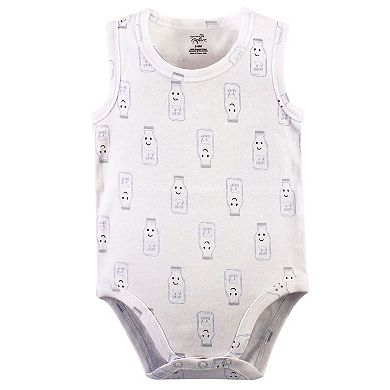 Baby Boy Organic Cotton Bodysuits 5pk