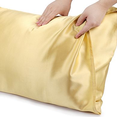 Pure Silk Pillowcase For Hair And Skin 25 Momme Silk Pillow Case For Bedroom