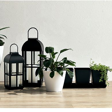 Sonoma Goods For Life® Plastic Small Solar Lantern