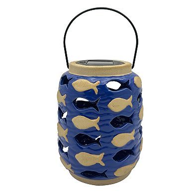Sonoma Goods For Life?? Outdoor Blue Fish Solar Lantern