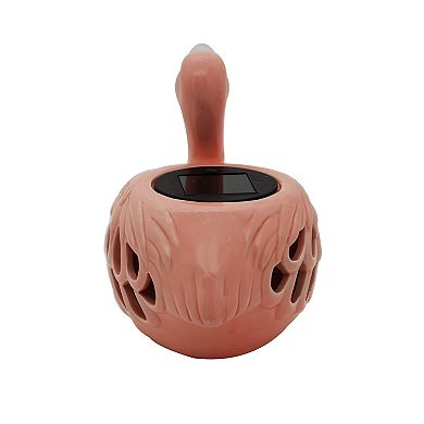 Sonoma Goods For Life® Flamingo Ceramic Solar Lantern