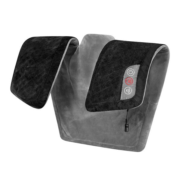 HoMedics Heated Vibration Neck and Shoulder Wrap - Gray