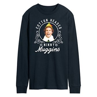 Men's Elf Ninny Muggins Long Sleeve Tee