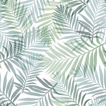 RoomMates Green Tropical Vibe Peel and Stick Wallpaper