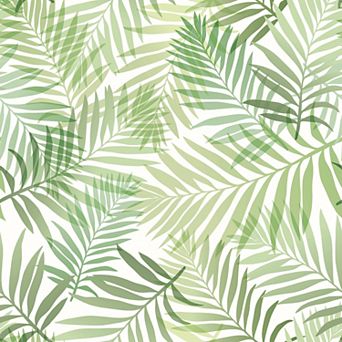 RoomMates Green Tropical Vibe Peel and Stick Wallpaper