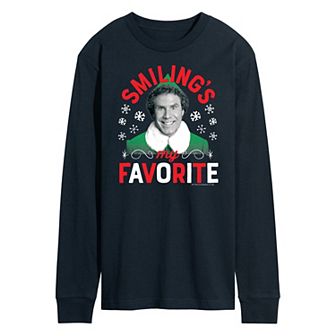 Men's Elf Smilings My Favorite Long Sleeve