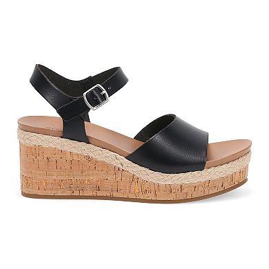 Sonoma Goods For Life Esmae Women's Espadrille Wedge Sandals