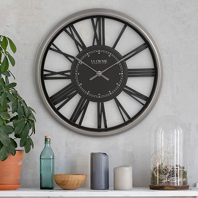 La Crosse Technology 13-in. Oxford Quartz Analog Wall Clock
