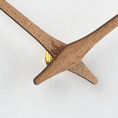 La Crosse Technology 12-in. Sierra Wood Quartz Analog Wall Clock