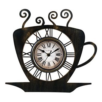 La Crosse Technology 13 in Latte Mug Quartz Analog Wall Clock