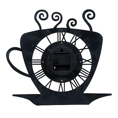 La Crosse Technology 13-in. Latte Mug Quartz Analog Wall Clock