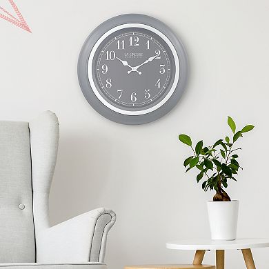 La Crosse Technology 18-In. Louisa Quartz Analog Wall Clock