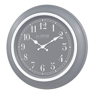 La Crosse Technology 18-In. Louisa Quartz Analog Wall Clock