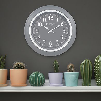 La Crosse Technology 18-In. Louisa Quartz Analog Wall Clock
