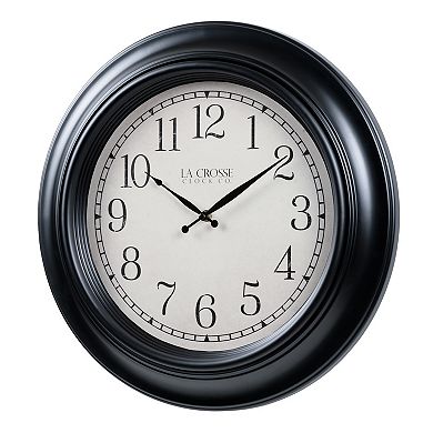 La Crosse Technology 18-in. Rhodes Quartz Analog Wall Clock