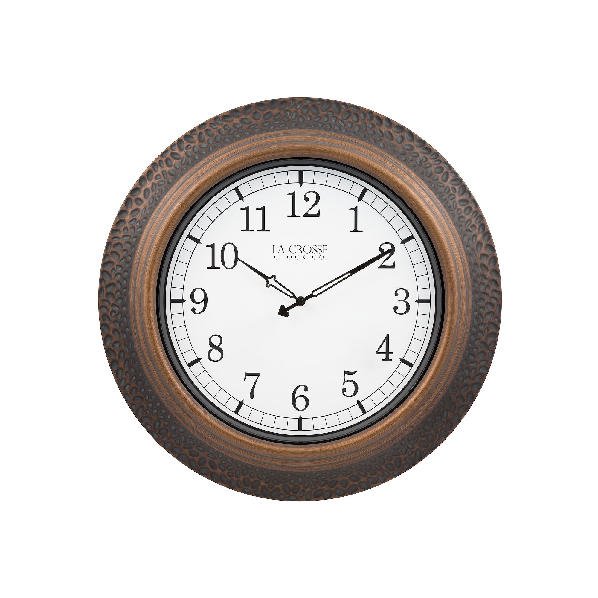 La Crosse Technology 21-in. Indoor/Outdoor Marcella Metal Quartz Analog Wal