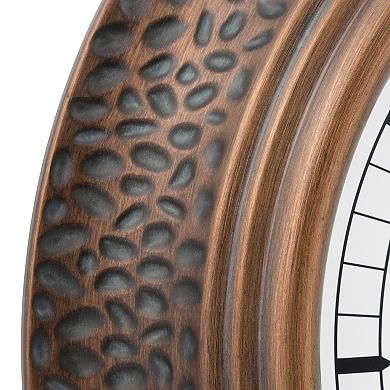 La Crosse Technology 21-in. Indoor/Outdoor Marcella Metal Quartz Analog Wall Clock