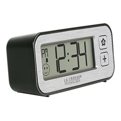 La Crosse Technology Mini Digital Clock with Comfort Meter