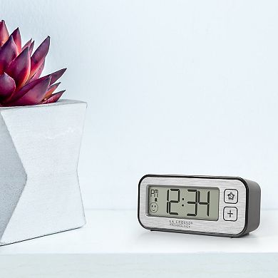 La Crosse Technology Mini Digital Clock with Comfort Meter