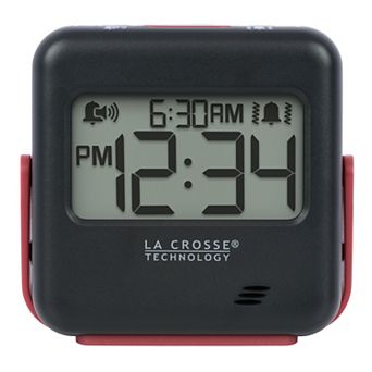 La Crosse Technology Digital Vibration Travel Alarm Clock