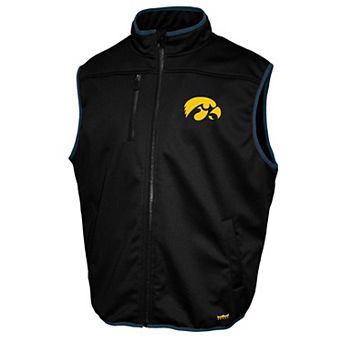 Men's Iowa Hawkeyes Zip Up Softshell Vest