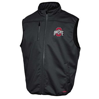 Men's Ohio State Buckeyes Zip Up Softshell Vest